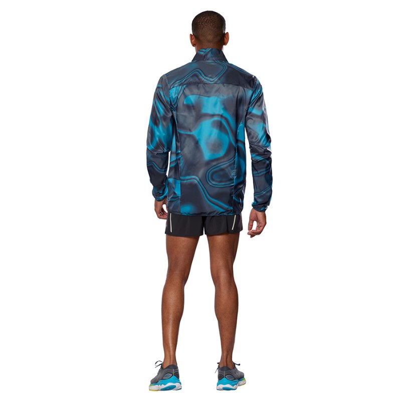 Mizuno Premium AERO Jacket Blauw Zwart | XDTH5641