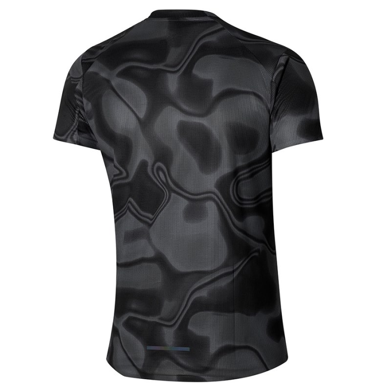 Mizuno Premium AERO Tee Zwart | PBOG3068