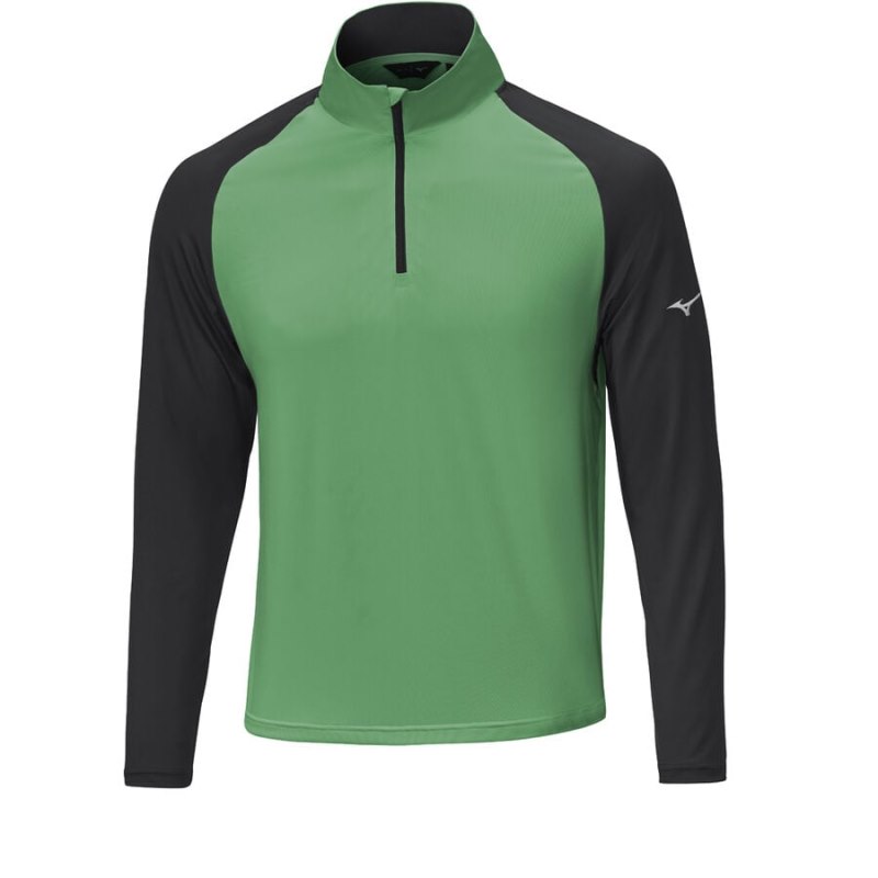 Mizuno Quick Dry Breeze 1/4 Zip Mintgroen | NAEM8884