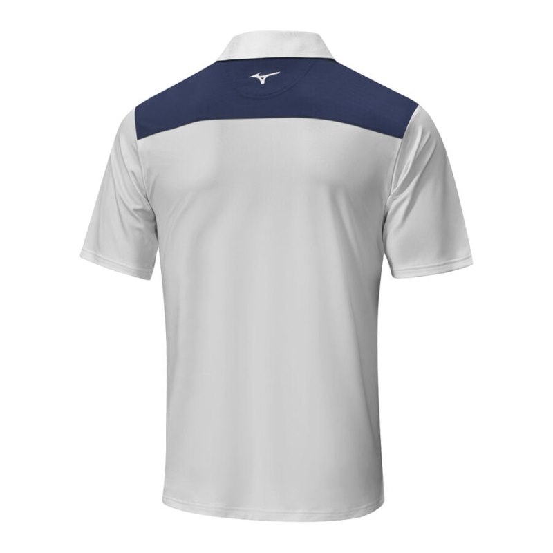 Mizuno Quick Dry Citizen Polo Lichtgrijs | ZEGI8061