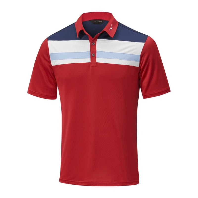 Mizuno Quick Dry Citizen Polo Rood | OCIK9050