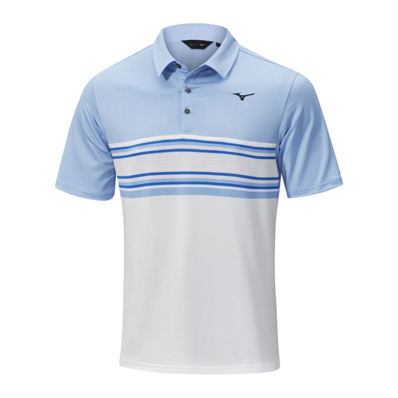 Mizuno Quick Dry Oceanic Polo Lichtblauw | CQLP4843