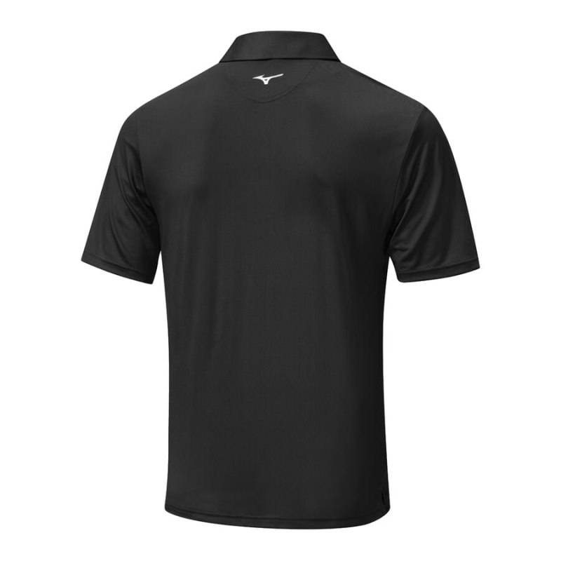 Mizuno Quick Dry Oceanic Polo Zwart | RDUG8250