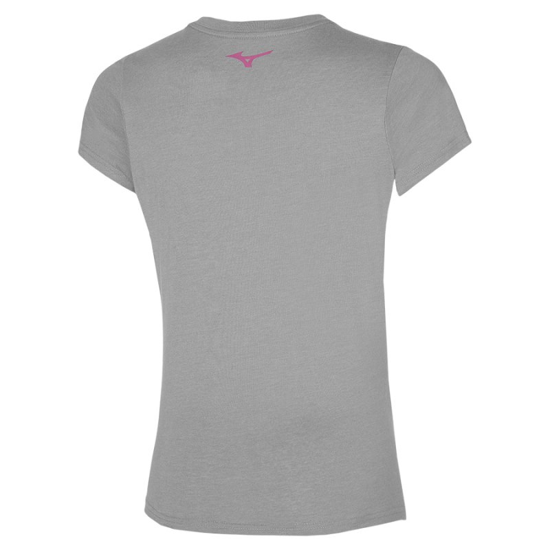 Mizuno RB Logo Tee Grijs | KIVG8656