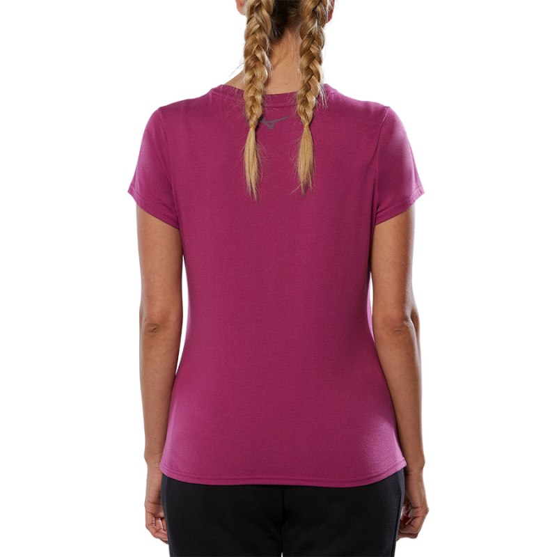 Mizuno RB Logo Tee Roze | XZZX1029