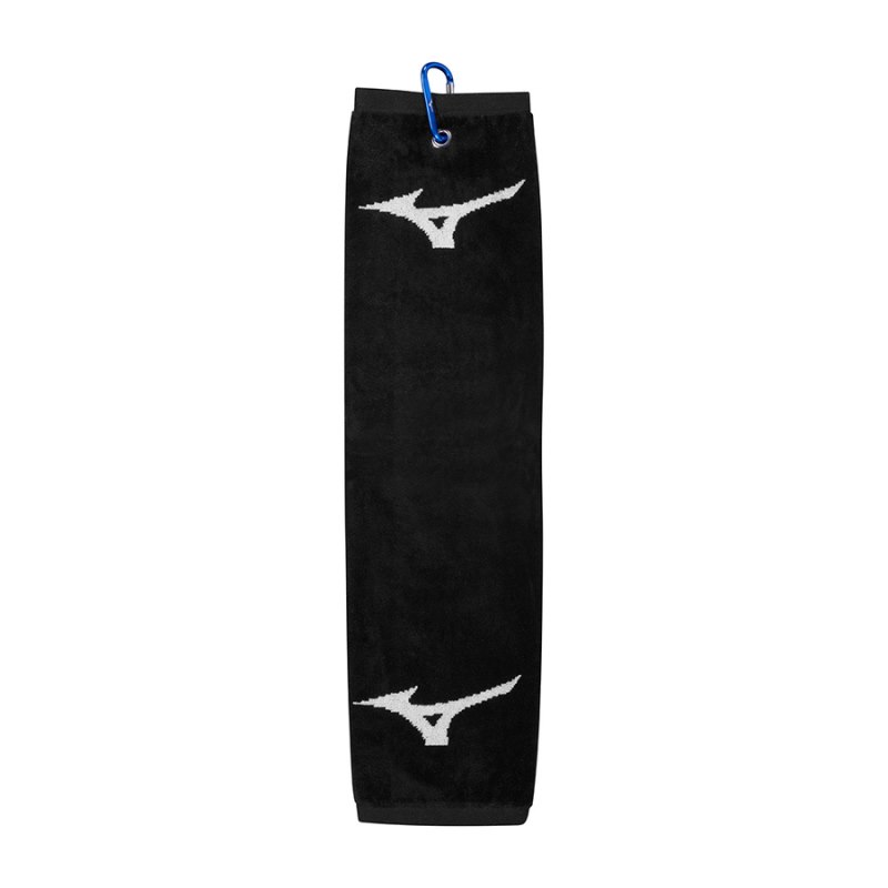 Mizuno RB TRI Fold Towel Zwart | DZXZ8677