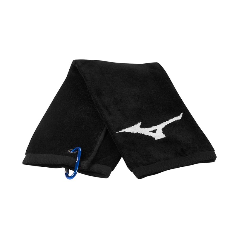 Mizuno RB TRI Fold Towel Zwart | DZXZ8677