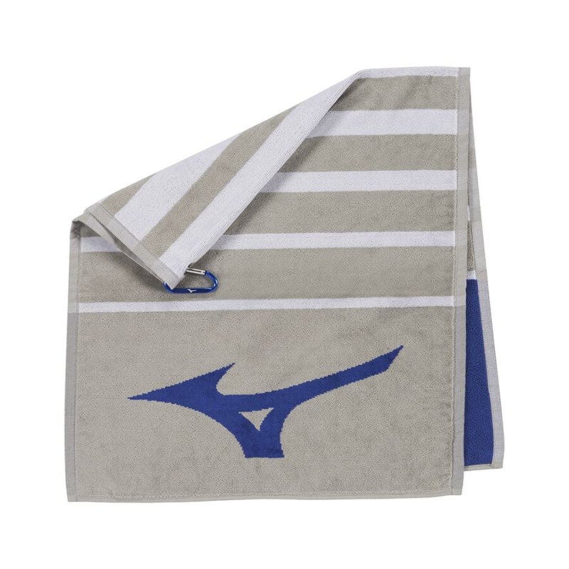 Mizuno RB Tour Towel Grijs Blauw | JTDR1791