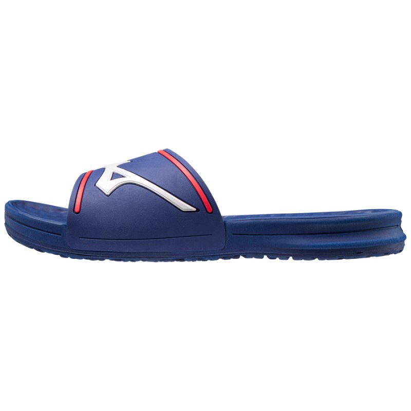 Mizuno Relax Slide 2 Blauw Wit Roze | OECO8823