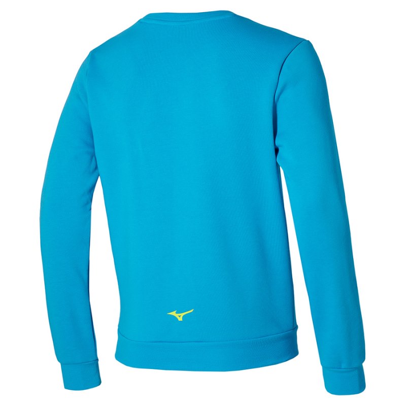 Mizuno Release Crew Sweat Blauw | FZBP3106