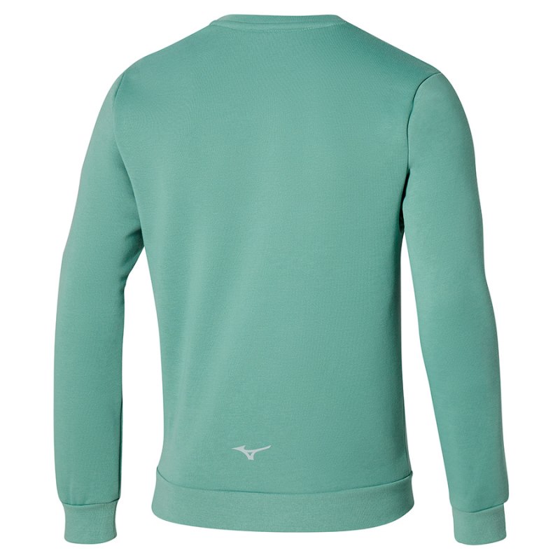 Mizuno Release Crew Sweat Groen Blauw | UVFY6458