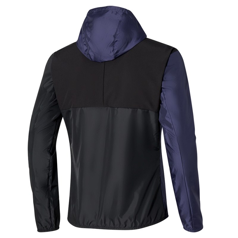 Mizuno Release Hooded Donkerblauw | LADV4335