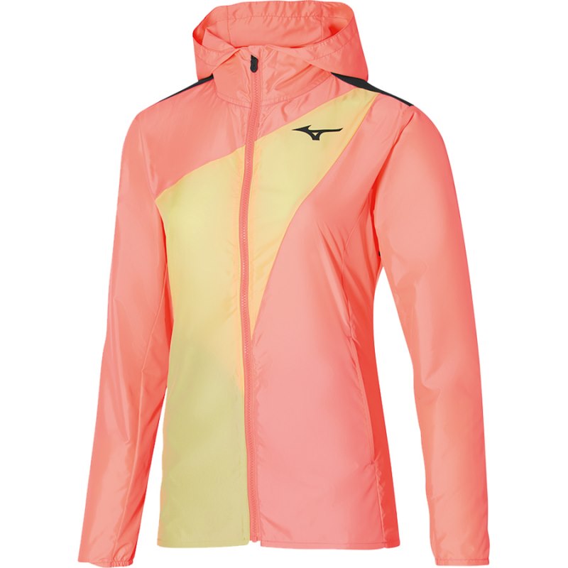 Mizuno Release Hooded Koraal Geel | VZIY0497