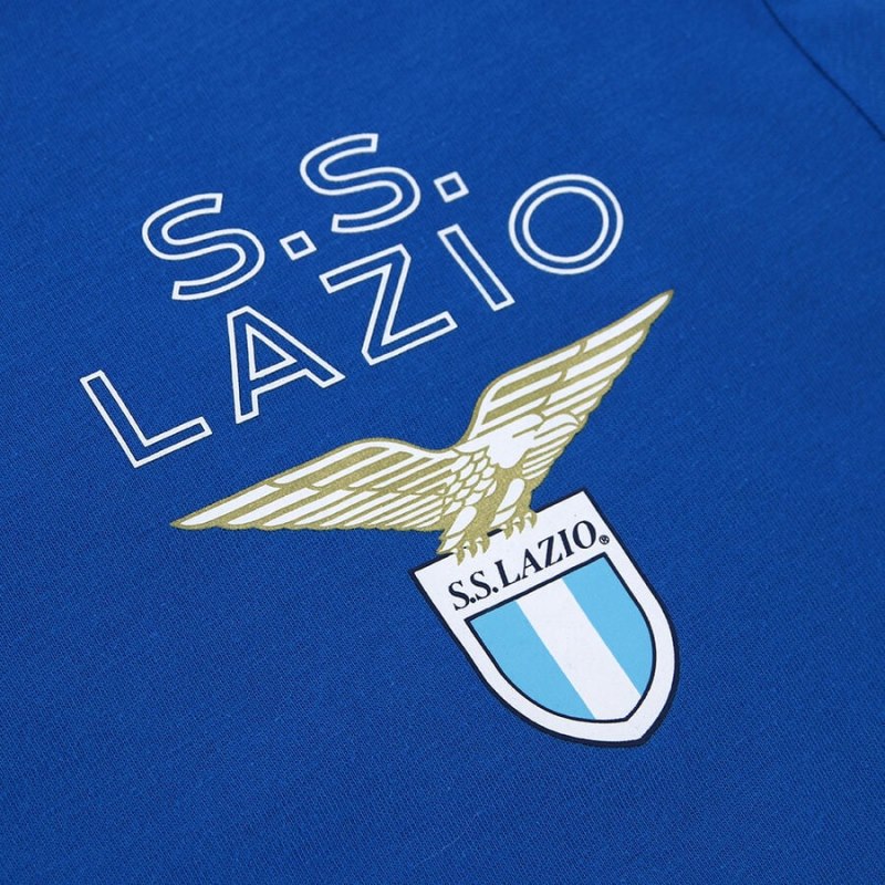 Mizuno S.S. Lazio 50th AnniversaryLogo Blauw | AUEZ5043