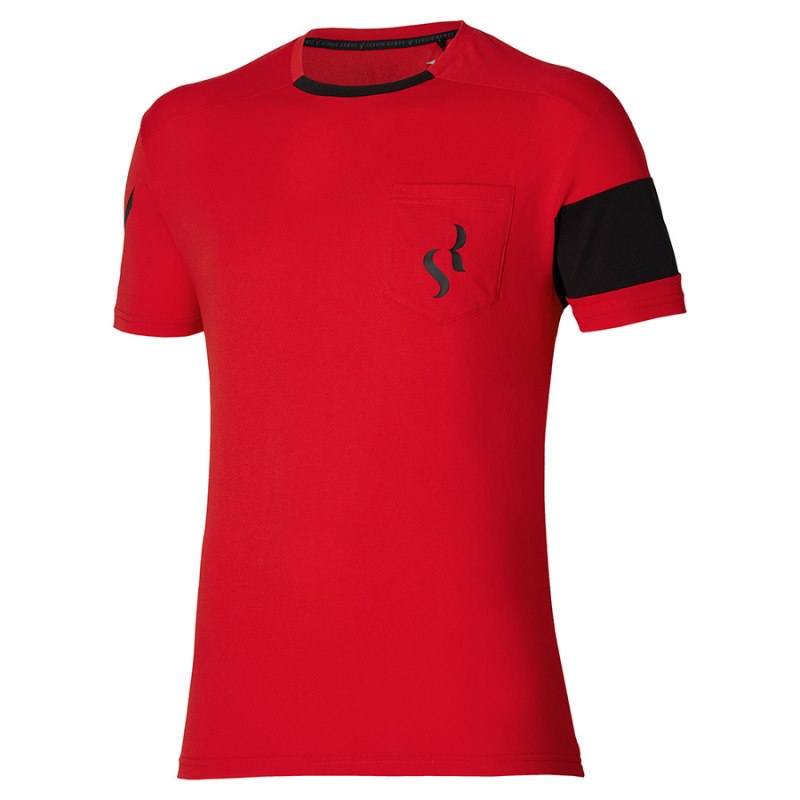 Mizuno Sergio Ramos Casual Tee Rood | LNGH7846