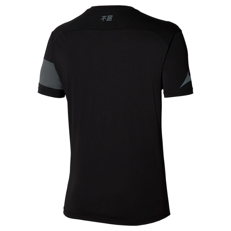 Mizuno Sergio Ramos Casual Tee Zwart | JPTY8668