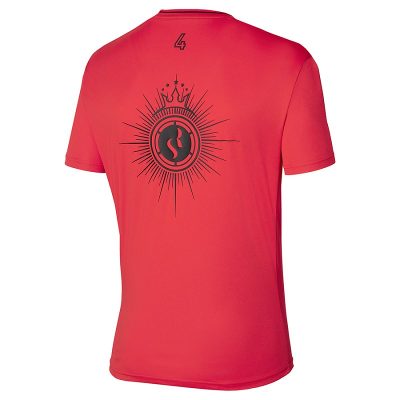 Mizuno Sergio Ramos Training Tee Rood | GTZV3444