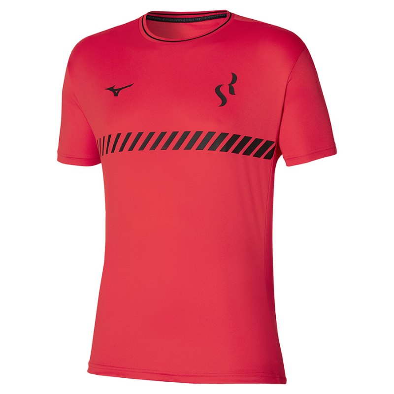 Mizuno Sergio Ramos Training Tee Rood | GTZV3444