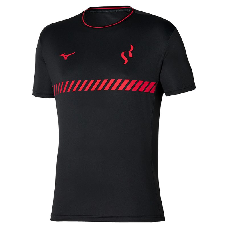 Mizuno Sergio Ramos Training Tee Zwart | ODFT5455