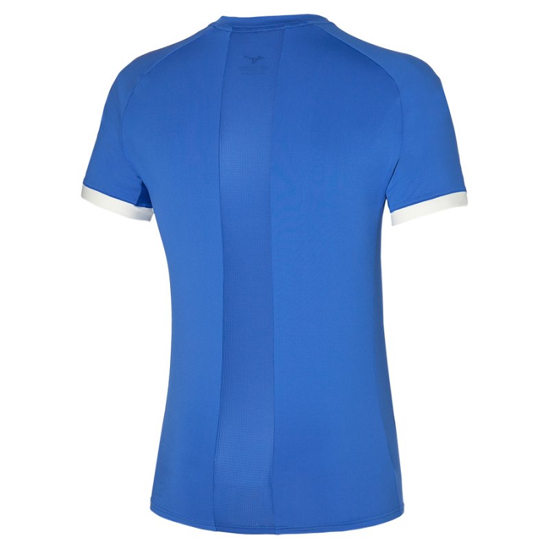 Mizuno Shadow Graphic Tee Blauw | EXGO3802