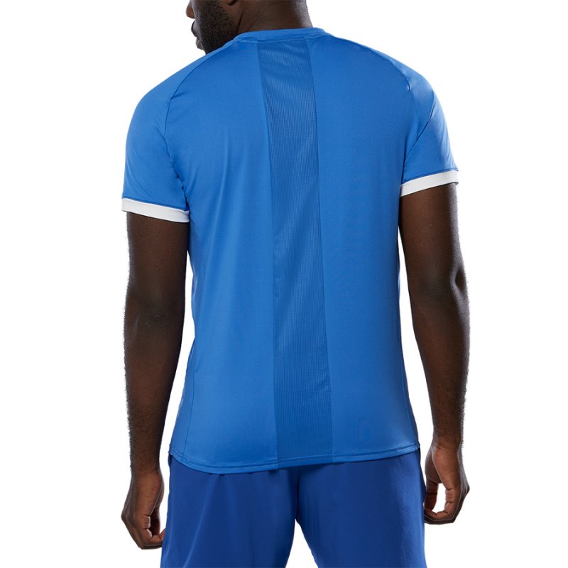 Mizuno Shadow Graphic Tee Blauw | EXGO3802