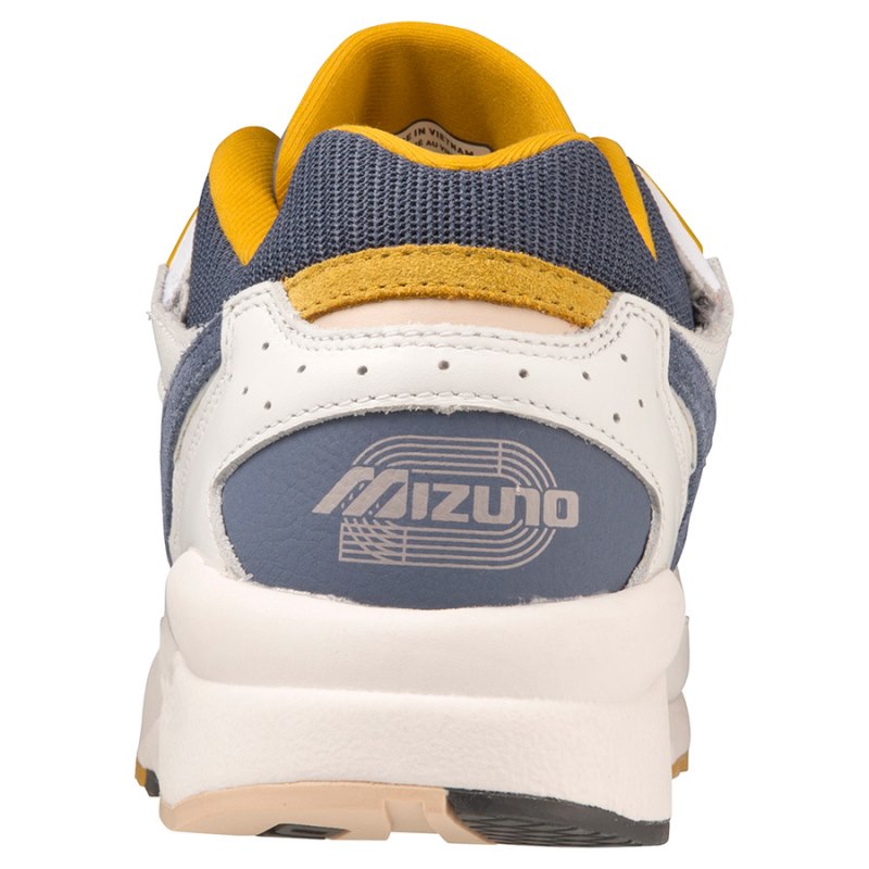 Mizuno Sky Medal Wit Indigo Geel | PWCR1480