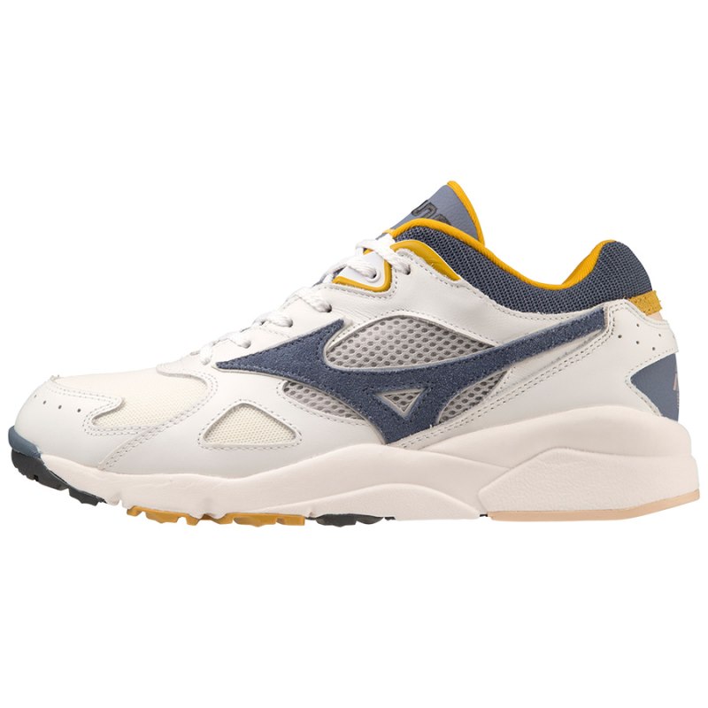 Mizuno Sky Medal Wit Indigo Geel | UHCW2238