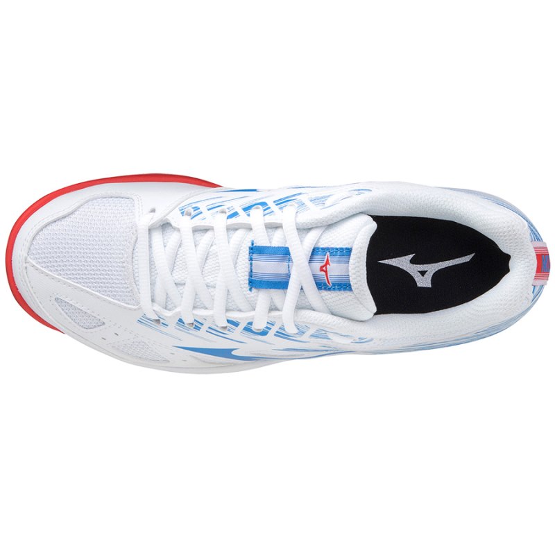 Mizuno Stealth Star Junior Wit Rood Blauw | QLVM7076