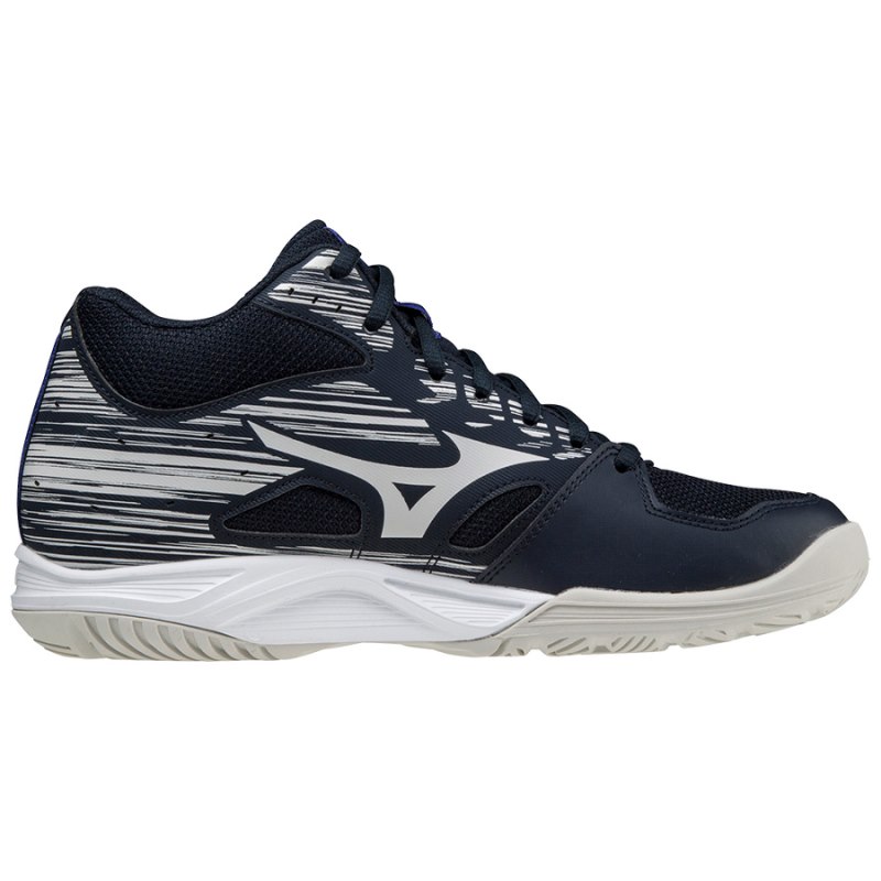 Mizuno Stealth Star Mid JR Donkerblauw Wit | XVPP8127