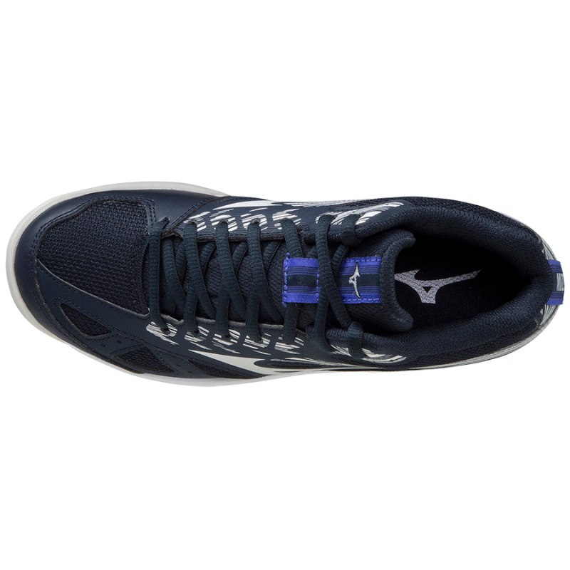 Mizuno Stealth Star Mid JR Donkerblauw Wit | XVPP8127