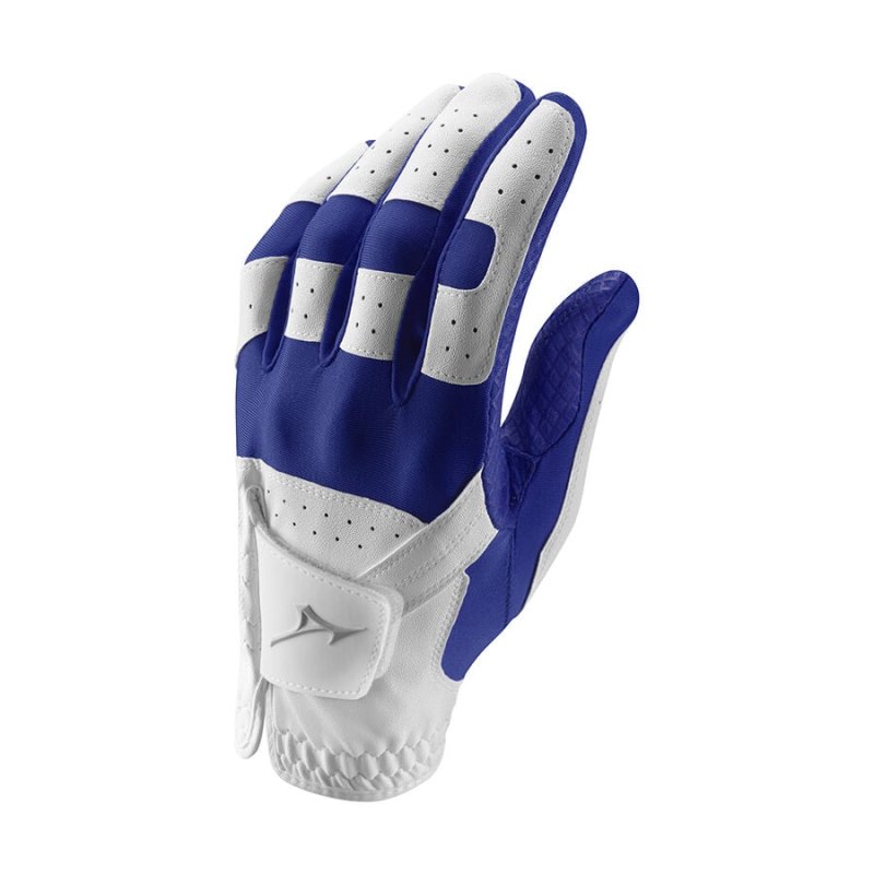 Mizuno Stretch Left Hand Wit Blauw | CQCY7937