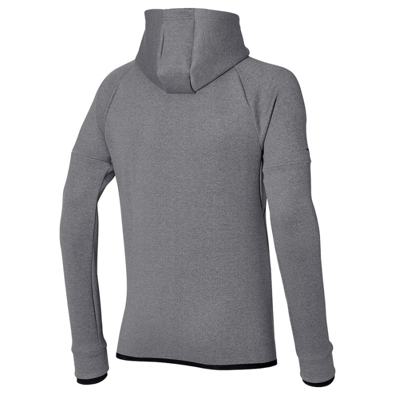 Mizuno Sweat Hoody SR Grijs | JKJQ3279