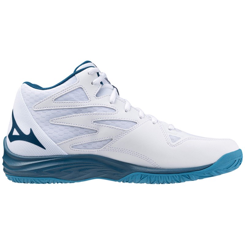 Mizuno Thunder Blade Z Mid Wit Blauw Zilver | SMPR9074