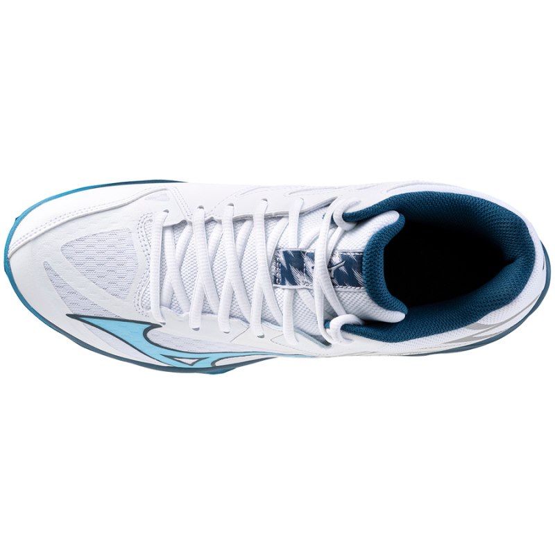 Mizuno Thunder Blade Z Mid Wit Blauw Zilver | SMPR9074