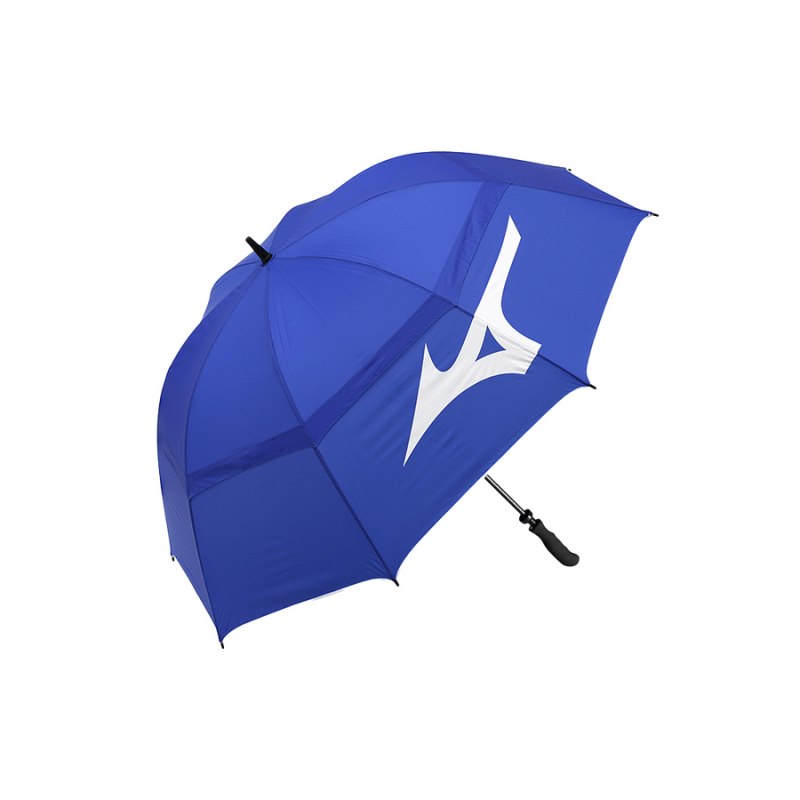 Mizuno Tour Umbrella Blauw Wit | KCXB3837