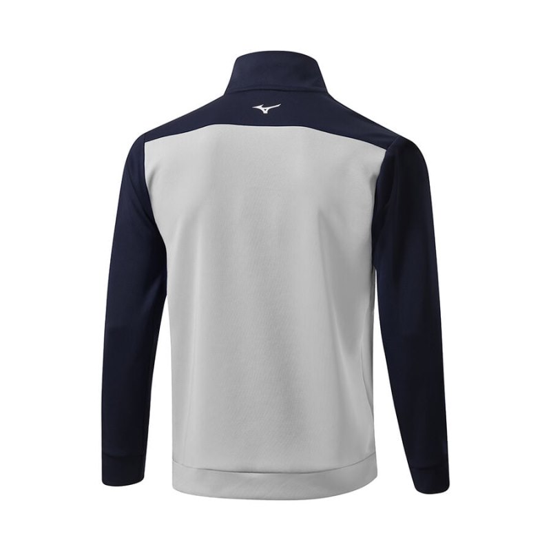 Mizuno Trace 1/4 Zip Grijs | HDOS8942