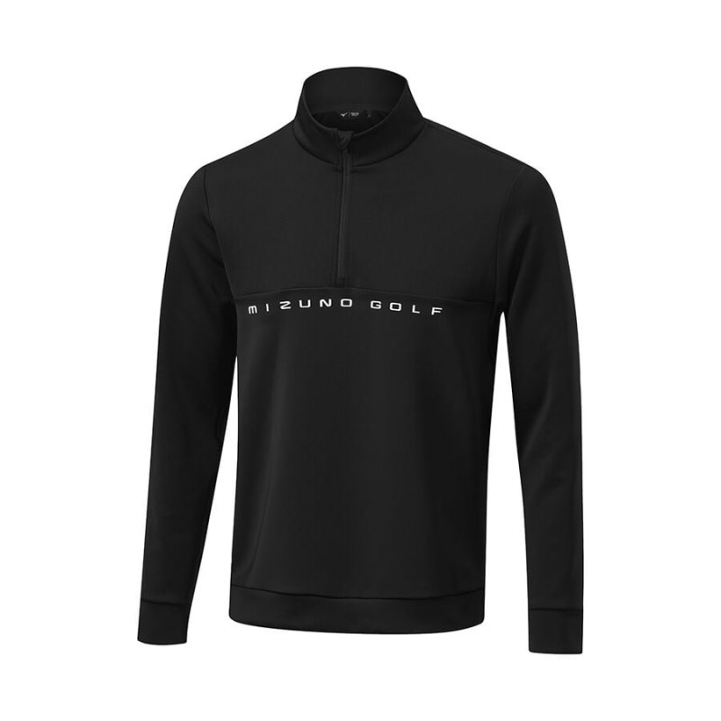 Mizuno Trace 1/4 Zip Zwart | RKWQ4907