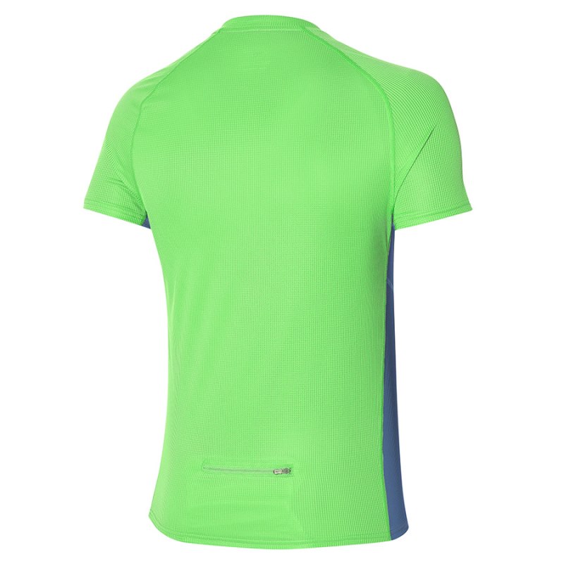 Mizuno Trail Dryaeroflow HZ Tee Lichtgroen | EBKS5611