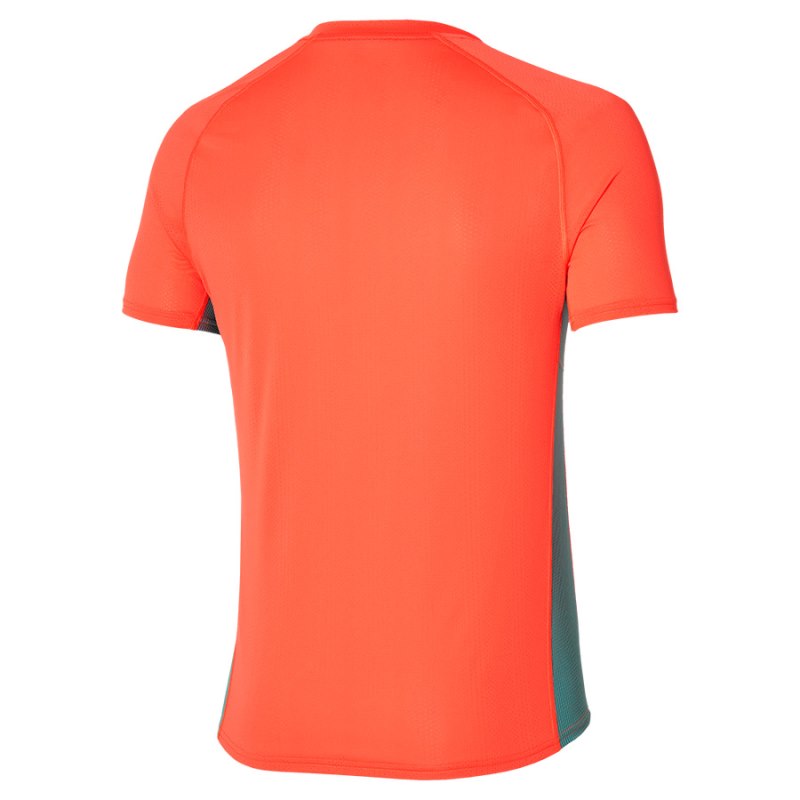 Mizuno Trail Dryaeroflow HZ Tee Oranje | MRWH5327