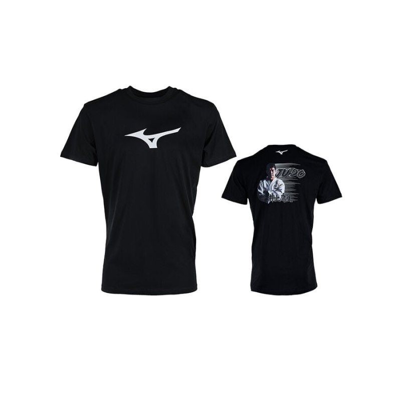 Mizuno Tshirt Inoue Kosei Zwart | HLDH7034