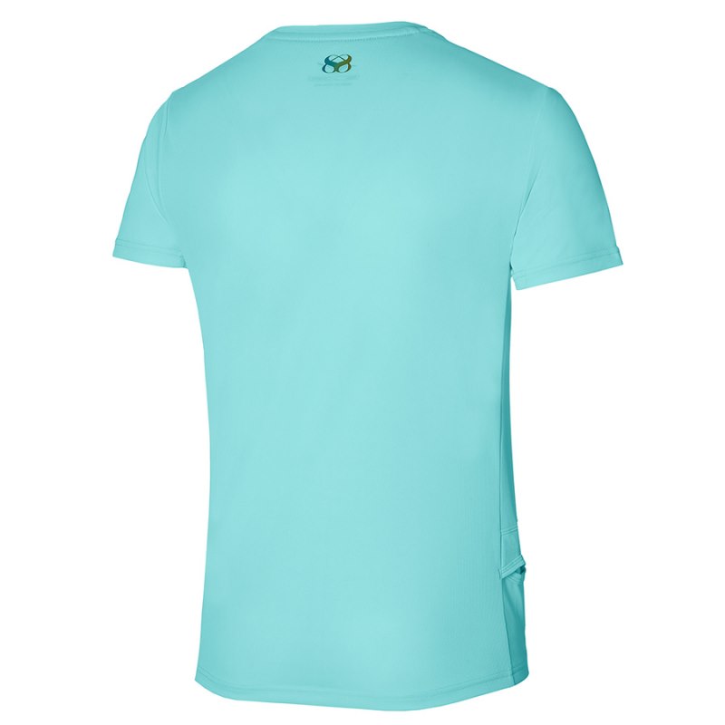 Mizuno Two Loops 88 Tee Turquoise | LDDT0494