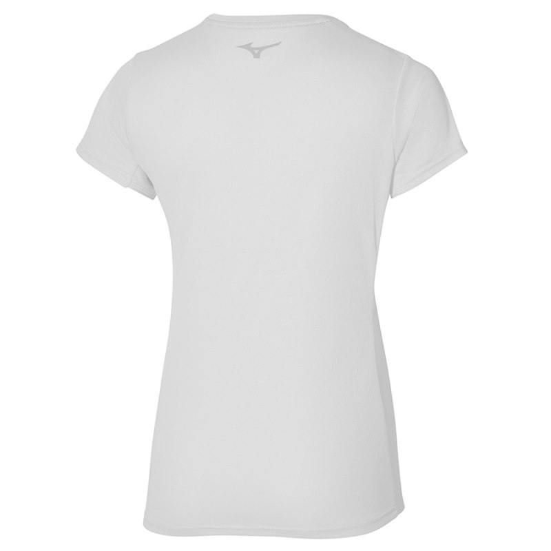 Mizuno Two Loops 8 Tee Wit | DNNM3134