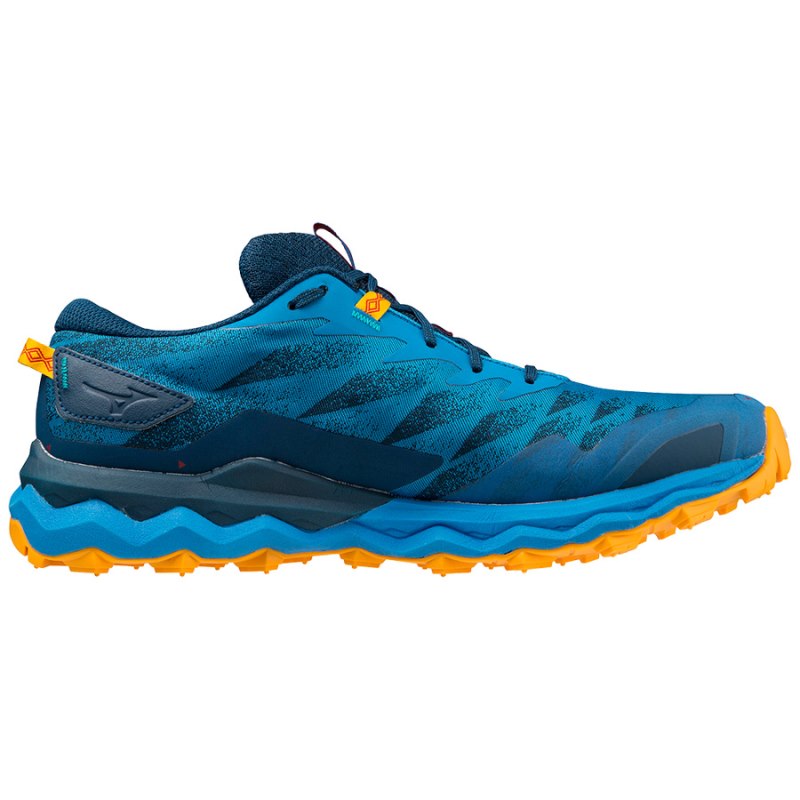 Mizuno WAVE Daichi 7 Blauw Oranje | QBQY8716