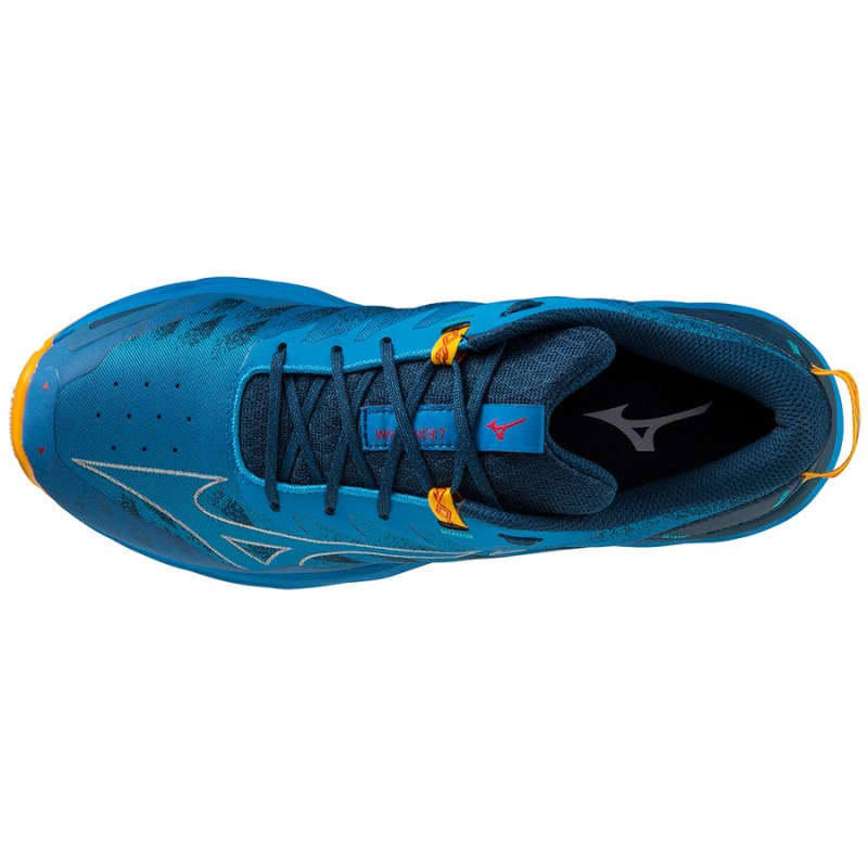 Mizuno WAVE Daichi 7 Blauw Oranje | QBQY8716