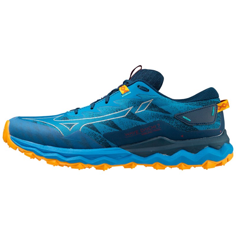 Mizuno WAVE Daichi 7 Blauw Oranje | QBQY8716