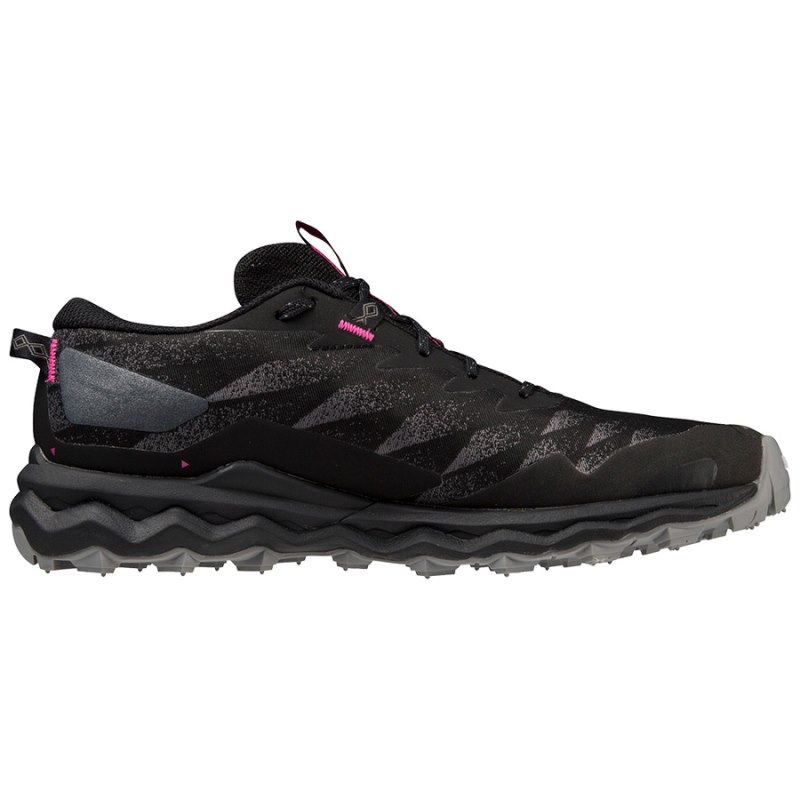 Mizuno WAVE Daichi 7 GTX Zwart Fuchsie Donkergrijs | LNTT3661