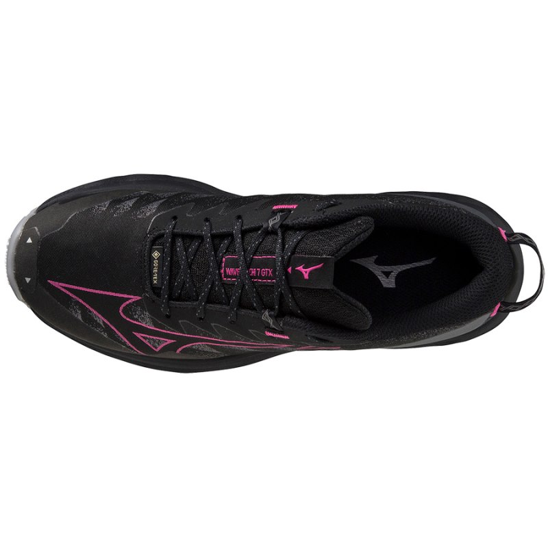 Mizuno WAVE Daichi 7 GTX Zwart Fuchsie Donkergrijs | LNTT3661