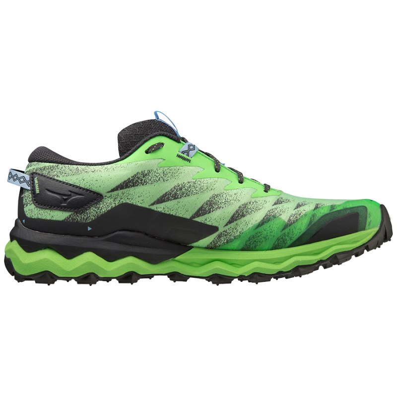 Mizuno WAVE Daichi 7 Groen Groen Blauw | FAIZ8957