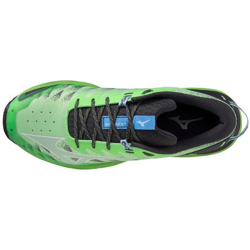 Mizuno WAVE Daichi 7 Groen Groen Blauw | FAIZ8957