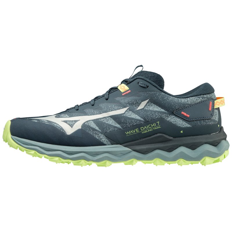 Mizuno WAVE Daichi 7 Groen Lichtgroen Blauw | ECYK0146